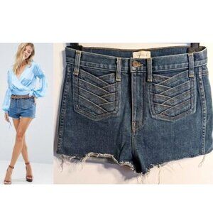 {Revolve} Majorelle | Kate high-rise denim shorts